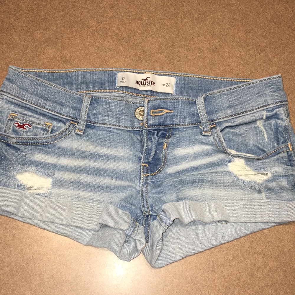 Hollister jean shorts